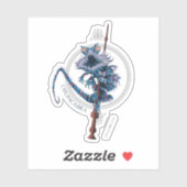 Cartoon Chupacabra & Elder Wand Aufkleber (Blatt)