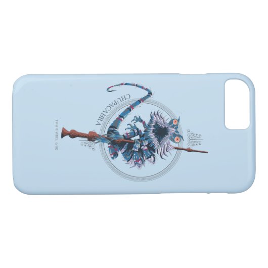 Cartoon Chupacabra & Elder Wand Case-Mate iPhone Hülle (Rückseite (Horizontal))