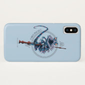 Cartoon Chupacabra & Elder Wand Case-Mate iPhone Hülle (Rückseite (Horizontal))