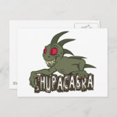 Cartoon Chupacabra Postkarte (Vorne/Hinten)