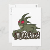 Cartoon Chupacabra Postkarte (Vorne/Hinten)