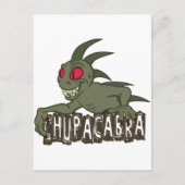 Cartoon Chupacabra Postkarte (Vorderseite)