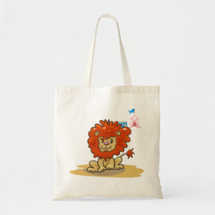 Cartoon Circus Lion Tragetasche