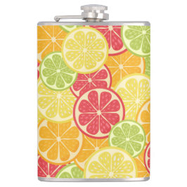 Cartoon Citrus Flask Flachmann