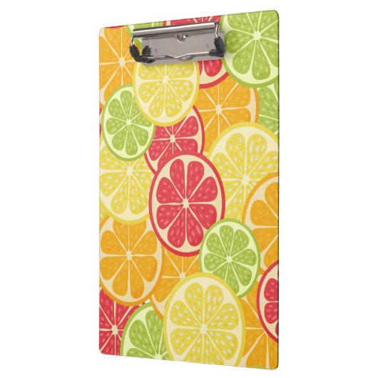 Cartoon Citrus Notebook Klemmbrett (Links)