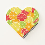 Cartoon Citrus Notebook Notizblock (Rückseite)