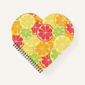 Cartoon Citrus Notebook Notizblock (Vorderseite)