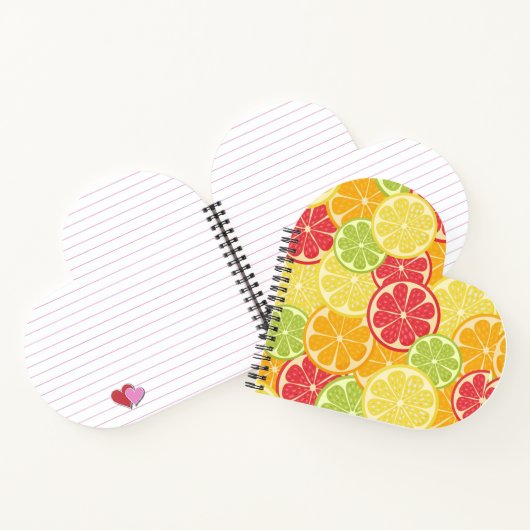 Cartoon Citrus Notebook Notizblock (Innenseite)