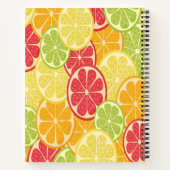 Cartoon Citrus Notebook Notizblock (Rückseite)