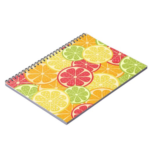 Cartoon Citrus Notizblock (Linke Seite)