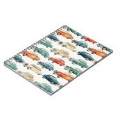 Cartoon Classic Cars Notebook Notizblock (Linke Seite)