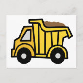 Cartoon Clip Art mit einem Baukasten Postkarte (Vorderseite)