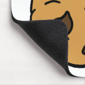 Cartoon Clipart HUGE Chocolate Chip Cookie Dessert Mousepad (Ecke)
