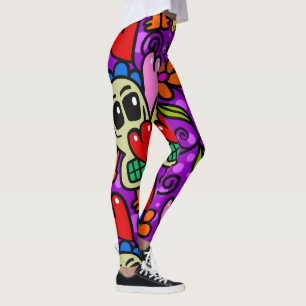 Cartoon-Clowgesicht Leggings