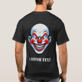 Cartoon Clown Face T-Shirt (Rückseite)