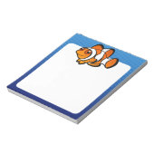 Cartoon Clownfisch Notizblock (Rotiert)