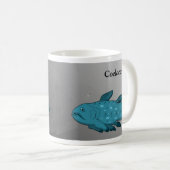 Cartoon Coelacanth Kaffeetasse (VorderseiteRechts)