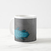 Cartoon Coelacanth Kaffeetasse (Vorderseite Links)