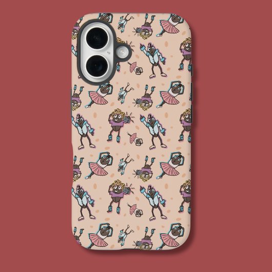 Cartoon Coffee Bean Dance Party Case-Mate iPhone Hülle