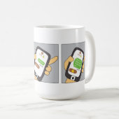 Cartoon Coffee Cup Kaffeetasse (VorderseiteRechts)