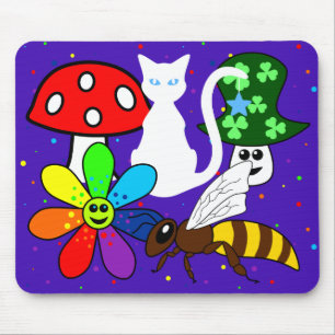 Cartoon Collage Mousepad