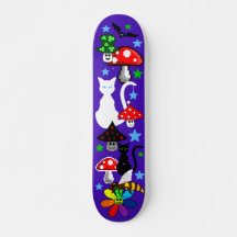 Cartoon Collage Skateboard Deck