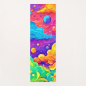 Cartoon Color Burning Art Yogamatte (Vorderseite)