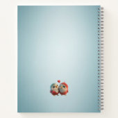 Cartoon Colored Birds Notebook Notizblock (Rückseite)
