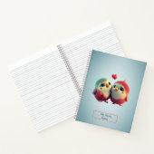 Cartoon Colored Birds Notebook Notizblock (Innenseite)