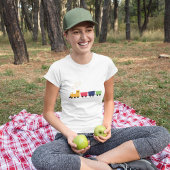 Cartoon Colorful Toy Train T - Shirt