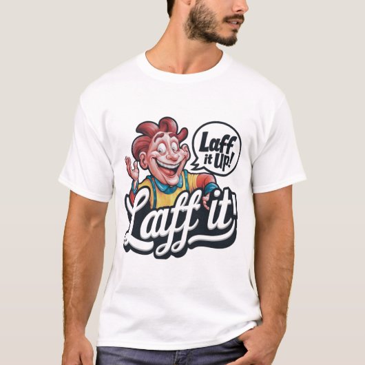 Cartoon-Comedy-Logo T-Shirt (Vorderseite)