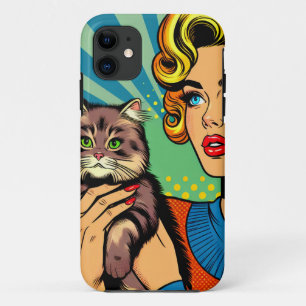 Cartoon Comic Pop Kunst, Dichtung und Musik  Perso Case-Mate iPhone Hülle