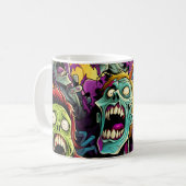 Cartoon Comic Zombies TASSE (Vorderseite Links)