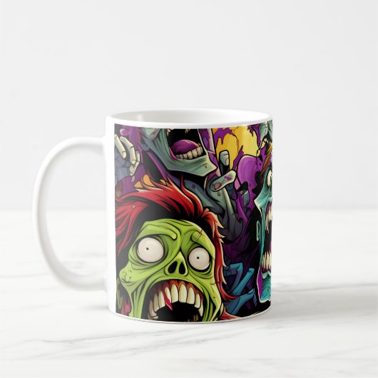 Cartoon Comic Zombies TASSE (Links)
