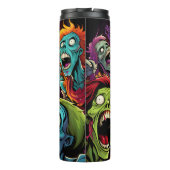 Cartoon Comic Zombies Tumbler Wrap T - Shirt Thermosbecher (Rückseite)