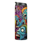 Cartoon Comic Zombies Tumbler Wrap T - Shirt Thermosbecher (Nach rechts gedreht)