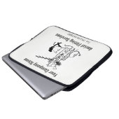 Cartoon-Computerschlauch Laptopschutzhülle (Vorne Knopf)