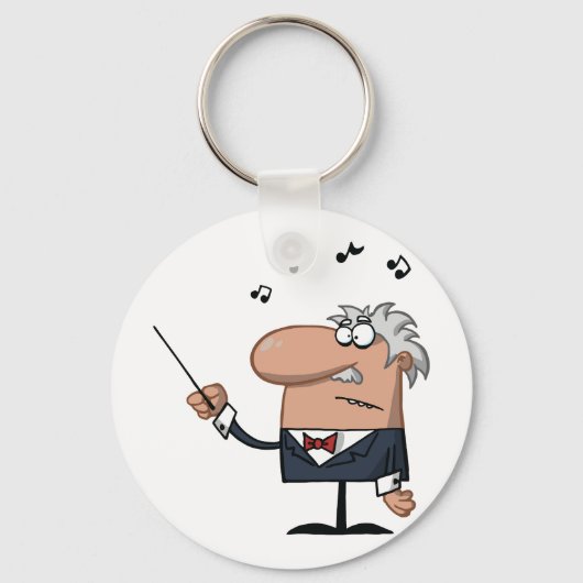 Cartoon Conductor Schlüsselanhänger (Vorderseite)