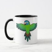 Cartoon Conure/Lorikeet/Papagei Tasse (Links)