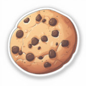 Cartoon cookie aufkleber (Vorderseite)