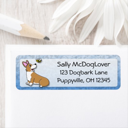 Cartoon Corgi Bee (Insitu)