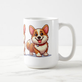 Cartoon Corgi Kaffeetasse