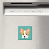 Cartoon Corgi Magnet (In Situ (Geschirrspüler))