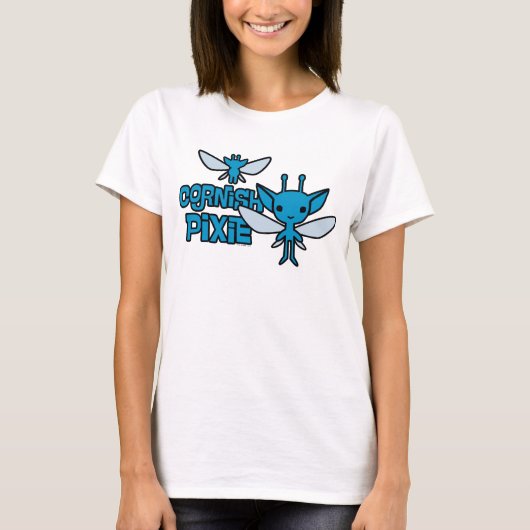 Cartoon Cornish Pixie Character Art T-Shirt
