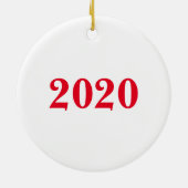 Cartoon COVID-19 Weihnachtsschmuck (Hinten)