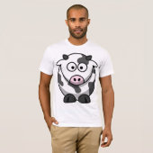 Cartoon Cow Mens T - Shirt (Vorne ganz)