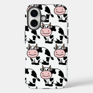 "Cartoon Cow Muster iPhone Case