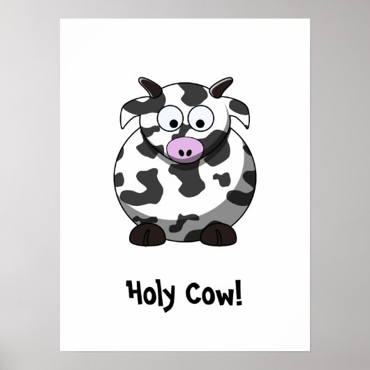 Cartoon Cow Poster (Vorne)