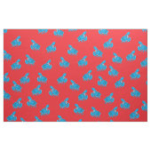 Cartoon Crab Fish Print Pattern Stoff (Yard (91,4 cm))