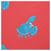 Cartoon Crab Fish Print Pattern Stoff (Muster)